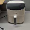 Nuwave Brio Plus Air Fryer 8 Qt, New & Improved, PFAS-FREE, 7 Digital One-Touch Cook Functions that AIR FRY, BAKE, ROAST, DEHYDRATE, TOAST, REHEAT, PREHEAT, 150 Presets, 50F~400F (Cream)