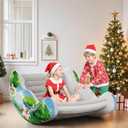 Sensory Chair for Kids, Inflatable Rocking Chair for Kids with Autism & ADHD, Air Cloud Rocker for Toddler as 3 4 5 6 7 8 Year Old Boy Girl Gifts, Autism Sensory Products Training Body Coordination
