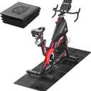 HAPBEAR Treadmill Mat  68"x24"x1/5" Thick Non-Slip Foldable Exercise Equipment Mat for Walking Pad, Weight Bench & Treadmill  Shock Absorbing Floor Protector for Home Gym, Carpet & Hardwood Floors