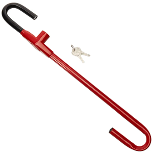 Winner International The Club CL303 Pedal to Steering Wheel Lock, Red, 5.25 Inch