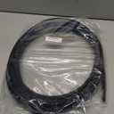 Outwater Plastic T-molding 1 Inch Black Flexible Polyethylene Center Barb Tee Moulding 25 Foot Coil