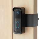 Blink Doorbell Mount, 2nd Gen Anti-Theft Doorbell Camera Mount for Blink Video Doorbell 1st & 2nd Gen, No Block Sensor & Night Vision, Doorbell Camera Mount Bracket with Rain Cover