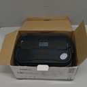 1.8L+0.5L Heated Lunch Box for Men, 80W Electric Lunch Box with Long-handled Utensils for Adults, 12V/24V/110V Lonchera Elctrica Porttil, Portable Food Warmer for Car/Truck/Office (Black)