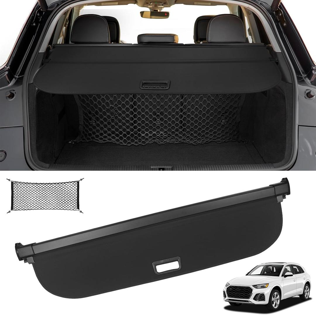 Sze Retractable Cargo Cover for Audi Q5 SQ5 2018-2024, Not for Sportback
