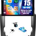 4G+64G Andriod Car Radio for KIA Sorento 2009 2010 2011 2012 2013 with CarPlay Android Auto 10.1 Inch Incell Touch Screen with GPS Navigation WiFi Backup Camera Mic