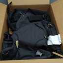Infantino Flip 4-in-1 Convertible Baby Carrier & Crossbody Diaper Bag - Grow-with-Me Carrier with Attachable Crossbody Diaper Bag, Black and Gold, 2-Piece Set