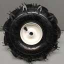 11x4.00-4 Tubeless Tiller Tire 3/4" Axle,1PK for Craftsman Troy-Bilt, 11x4.00-4, 3/4" Axle Bore