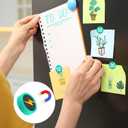 1-50 Magnetic Numbers, 0.8" Multi-Use Numbered Magnets Round Dry Erase Board Number Magnets for Fridge Calendar Whiteboard Home Classroom Office Supplies (Green)