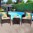 Yellow Blue Dahlia Floral Outdoor Pillow Covers 18x18 Set of 2 Waterproof Abstract Flower Summer Decorative Outdoor Pillow Covers for Patio Furniture Porch Couch Home Decoration (Teal Orange)