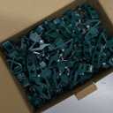 Minetom Christmas Light Clips Outdoor C7 C9, 50 Count Universal Quick Christmas Light Spring Clips for Outside Roof Gutter Shingle Fence E12 E17 Base (Green)