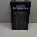 Dehumidifier, 95OZ Dehumidifier for Home 1000 Sq.Ft - Quiet with Auto Shut Off & Relaxing 7 Color Ambient Light,Ideal for Livingroom, Bedroom, Basement(Black)