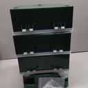 Qualirey 4 Pcs Rat Bait Station with Keys Rodent Trap Box,Clear,Green