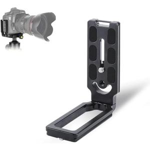 DSLR Camera L-Shaped Bracket Mount, Arca-Swiss Vertical Horizontal Switching Quick Release Plate for Canon Nikon Sony DJI Osmo Ronin Zhiyun Stabilizer, Compatible with Tripod Monopod