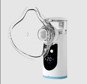 Mesh Nebulizer - Handheld Nebulizer Machine for Adults & Kids, USB-C Rechargeable Self-Cleaning & Advanced Digital Display Nebulizer with Adjustable Mist for Home and Travel Use