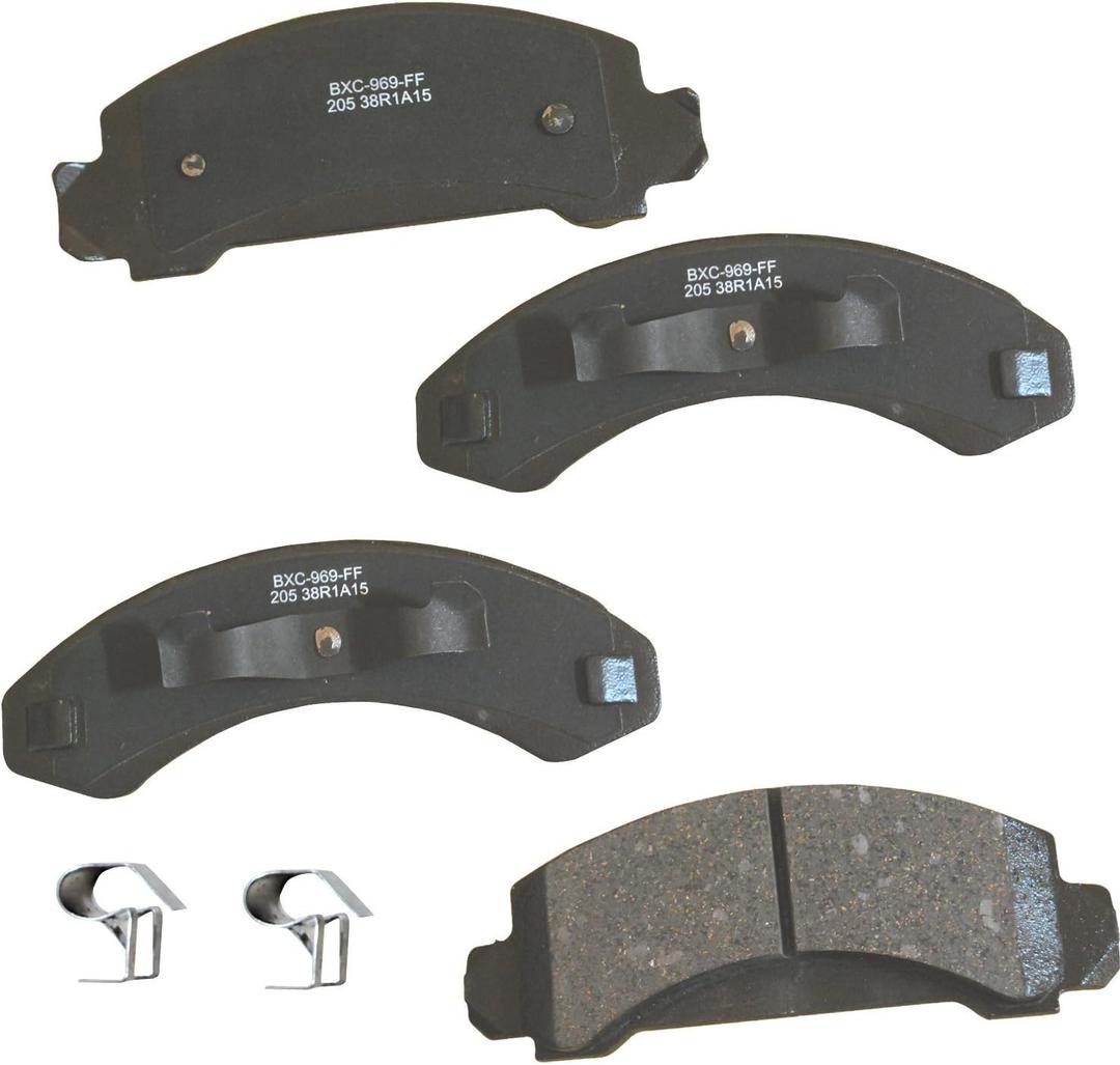 Bendix Premium SBC205 Ceramic Front Brake Pads for Select Models Ford Aerostar, Bronco II, Explorer, Ranger, Mazda B2300, B3000, B4000, Navajo
