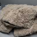Fluffy Fuzzy Furry Carpet for Living Room Bedroom Faux Fur Rectangle, 
9x12