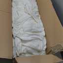 10 Panels 5x12ft Ivory Backdrop Curtains for Parties, Wrinkle Free Polyester Ivory Photo Backdrop Drapes 12 ft Long Back Drop Cloth for Wedding Birthday Photography Background Party