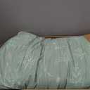 Love's cabin Grey Queen Comforter Set - Queen Size Comforter Set, 3 Pieces Cute Floral Bedding Sets for All Seasons,1 Soft Reversible Botanical Flowers Comforter and 2 Pillow Shams (Queen (90"x90"))