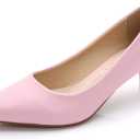 Stunner Women's Classic Fashion Pointed Toe Low Heel Dress Pumps Shoes (9)