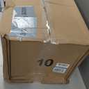 IRIS USA Fits 12" x 12" Paper, 6-Tier Scrapbook Rolling Storage Cart with Organizer for Stationery Vinyl Tools Office Art and Craft Supplies, Yarn, 6 Clear Cases w/Built in Handle - Black/Clear