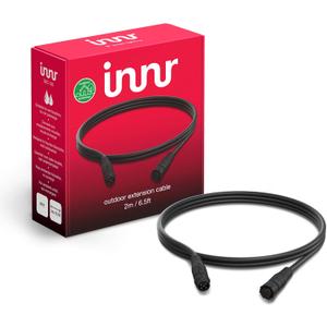Innr Outdoor Extension Cable, 6.5ft, Works with Innr Outdoor Spot Lights and Pedestal Lights, IP65, Weatherproof (Complete Set Required) OEC 120 US