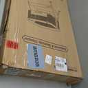 ANGELBLISS Baby Bassinet Bedside Sleeper, Easy Folding Portable Bassinet for Baby with Wheels, Adjustable Height, Included Mattress (Beige)