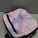 Kids Lunch Box for Boys Girls Lunch Bag Insulated Durable Lunchbox Children Lunch Tote Bag for School Pink Starry Sky