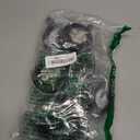 8Pcs 2.5" Red Round 13 LED Side Marker Lights Clearance Lights with Clear Lens, Light Grommet and 2-prong Wire Pigtail for Trailer Truck RV, Flush Mount, 12V, IP67 Waterproof