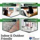 WickedGood Mounting Tape (1" x 60"), Double Sided Adhesive Tape, Heavy Duty Indoor & Outdoor Tape, Waterproof (Clear) (WGA-PET-1X60)