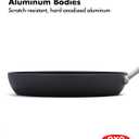 OXO Professional 8" Frying Pan Skillet, Hard Anodized Ceramic Nonstick Cookware PFAS-Free, Induction Suitable, Stainless Steel Handle, Diamond Reinforced Coating, Dishwasher Safe, Oven Safe, Black