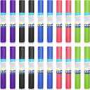 Yilloog 15 Pcs Yoga Mat Non Slip Exercise Workout Mat with Strap for Women Gym Fitness Home Supplies, 68 x 24 Inch (Multicolor)