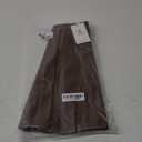 Easisim Womens Faux Leather Mini Skirt High Waisted A-line Skater Short Pleated Skirts (Medium, Coffee)