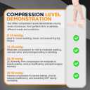 Doc Miller Calf Compression Sleeve - 1 Pair 20-30mmHg Support (Tan Skin, X-Large)