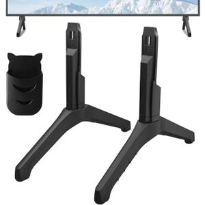 TV Stand for Samsung TV Legs Replacement, for UN55TU7000FXZA UN50TU7000FXZA UN58TU7000FXZA UN50TU700DFXZA UN55TU700DFXZA UN58TU700DFXZA UN50TU8000FXZA LH55BETHLGFXGO, Only for Models We Listed, Black