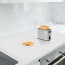 AECHY Extra Large Silicone Mat 35.3"x23.5"x0.08", Multipurpose Silicone Mat Thick Heat Resistant Mat Shipped Rolled Up Kitchen Counter Mat Nonslip Silicone Mats for Kitchen Counter Translucent