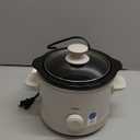 bella 1.5 Qt Slow Cooker with 3 Heat Manual Control, Ceramic Nonstick Coating, Dishwasher Safe Stoneware Pot and Tempered Glass Lid, Tangle Free Cord Wrap & Cool Touch Handles, Oatmilk