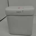 funest Bathroom Small Trash Can with Lid, 13 Liter/3.4 Gallon Slim Garbage Bin with Press Top Lid, White Wastebasket for Bedroom, Office, Kitchen, RV