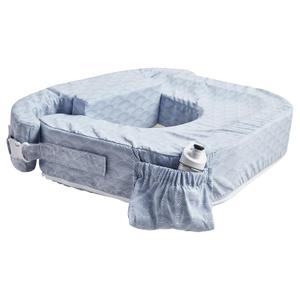 My Brest Friend Twin Nursing Pillow - Enhanced Comfort with Slipcover - Ergonomic Breastfeeding Pillow for Ultimate Support - Adjustable Nursing Pillow with Handy Side Pocket, Horizon