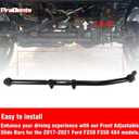 1.5-8" Lift Adjustable Front Track Bar for 2017-2022 Ford F250/ F350 4WD Suspension Forged Adjustable Track bar (Black