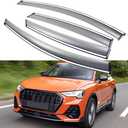 Sun/Rain Guards Wind Deflector Window Visors Compatible with 2019-2025 Audi Q3, Sun Visor Shield, Tape-On 4 pcs
