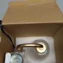 Candle Warmer Lamp Electric Timer - Candles Wax Warmers Glass Lamps for Jar Candles Burner No Flame Scented Melting Warming Lantern Adjustable Height Dimmable Light with 2 Bulb for Home Living Bedroom (Transparent)