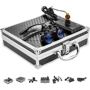 Loupe 3.5X Magnifying Glasses Lab Equipment Magnifier with LED Head Light Box