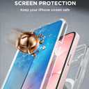 Miracase for iPhone 17e Case & iPhone 16e Case, Full-Body Phone with Built-in Glass Screen Protector, [Magnetic with MagSafe] Military Drop Proof 17 E/ 16 E Cover Bumper 6.1 inch, Clear