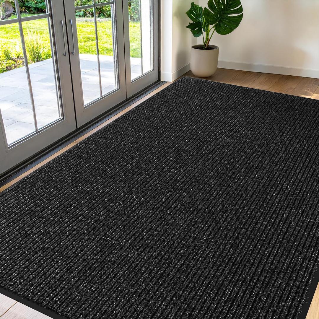 Commercial Door Mat Indoor/Outdoor 4'x6' Charcoal
