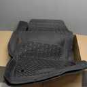 K&K Auto Accessories 3D Car Floor Mat Thick 8 Lb Heavy Duty Durable Universal Sapphire Black Deep Dish for Cars SUVs Minivan Truck
