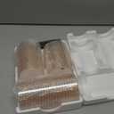 GenSwin Flameless Led Candles Flickering Battery Operated with Remote, Real Wax 3D Wick Moving Pillar Candles with Timer Remote Glass Effect for Festival Wedding Christmas Home Decor(Gold)