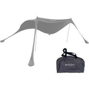 Malo'o DualShade 10x10 Beach Canopy & Vehicle Awning – Exclusive 2-in-1 Sun Shelter, SPF 50 Shade Tent, Car Camping Awning, Carry Bag Included