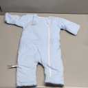 Premium Cotton Baby Sleep Sack with Legs Warm Winter 3-6 Months 2.5 Tog, Wearable Blanket Sleeping Bag for Easy Diaper Changing Transitional Unisex Sleep sacks for Newborn Infant Girls Boys Blue