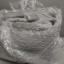 Hutha Large Area Rugs for Bedroom Living Room, 5x8 Grey Solid Fluffy Super Soft Memory-Foam Furry Bedside Carpets, Modern Indoor Floor Rug Aesthetic Minimalist Rug for Kids Girls Boys Home Decor