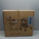 Foldable Rollator Walkers with Seat for Seniors, 450 lb Capacity, 8'' Wheels, 18" Big Seat, 6-Position Adjustable Height, Heavy-Duty Aluminum Rolling Walker (Purple)